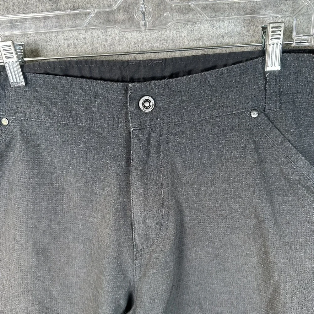 Kuhl Size 38 Mens Shorts Thin Gray Lightweight Zip Flat Front Hiking Pockets - Picture 2 of 12